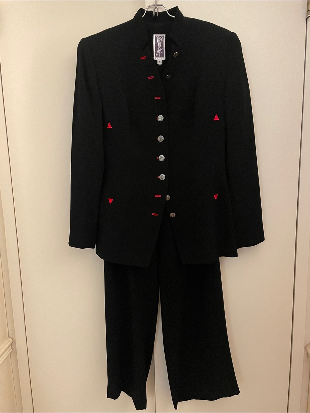 Vintage Women’s Black Zelda Pantsuit